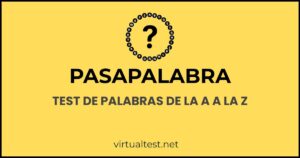 El Rosco de Pasapalabra Online: Test de Palabras de la A a la Z