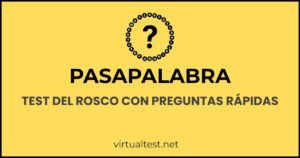 Pasapalabra Online: Test del Rosco con Preguntas Rápidas